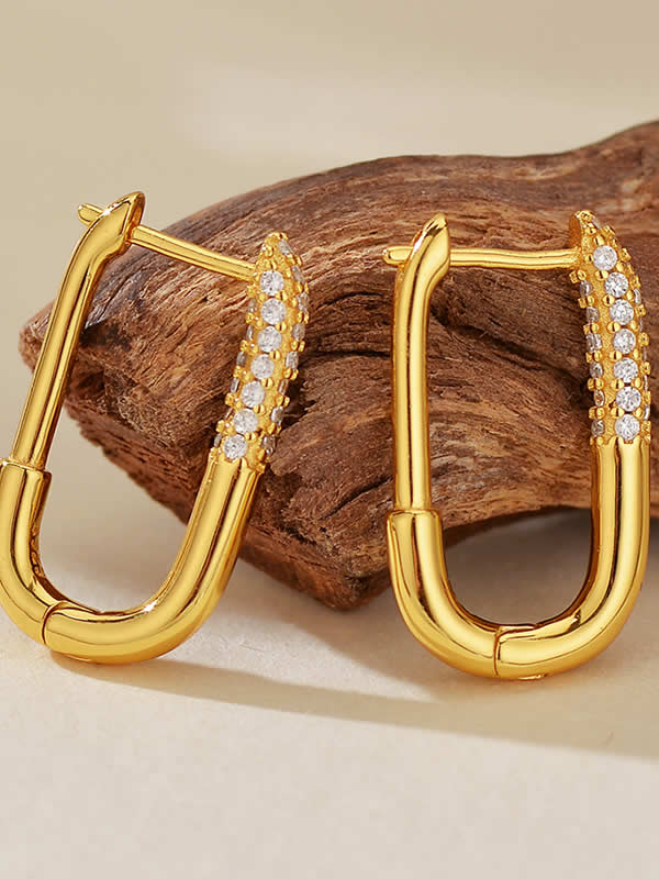 Cercei din Argint Gold Urban Spark