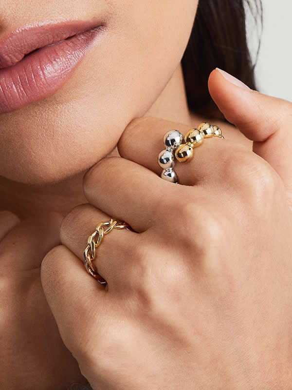 Inel din Argint Sphere Balance