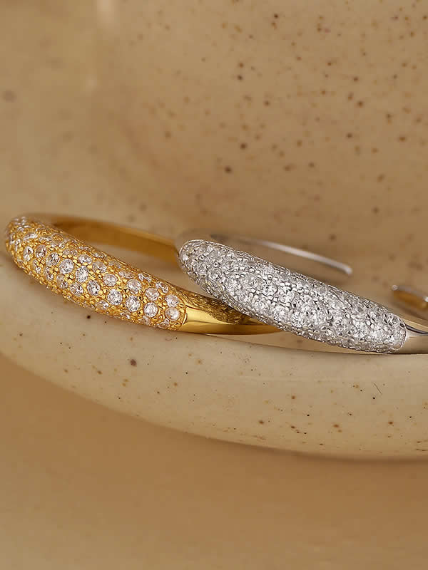 Inel din Argint Gold Whisper Spark