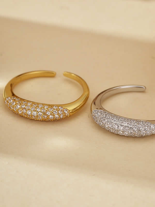 Inel din Argint Gold Whisper Spark