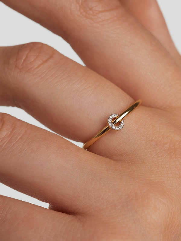 Inel din Argint Silver Celestial Loop