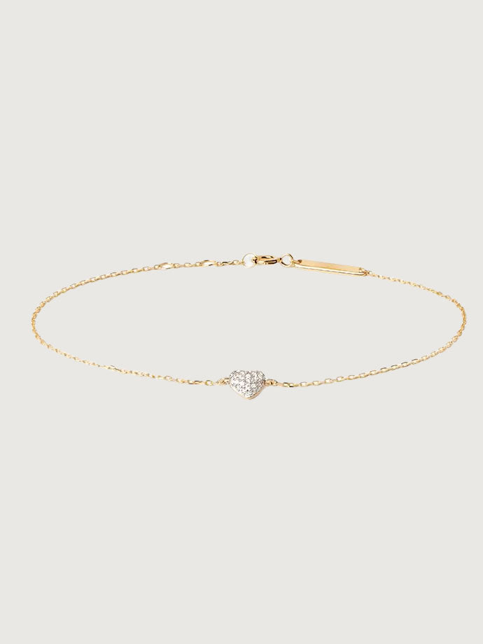 Bratara din Argint Gold Petit Cœur